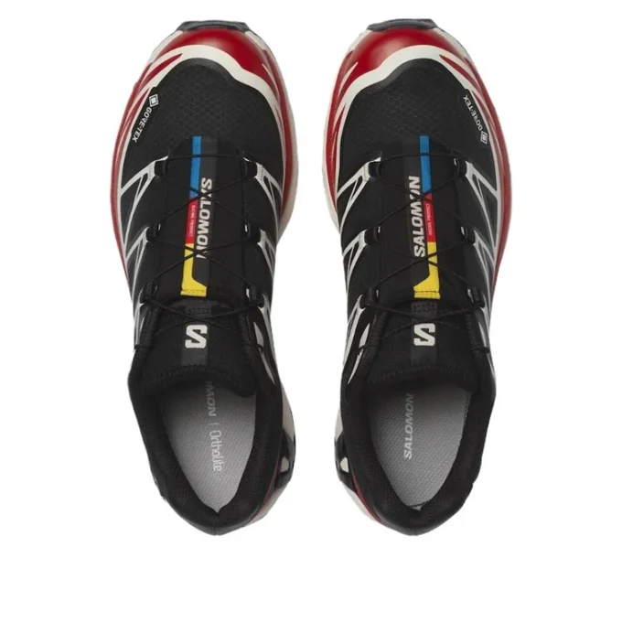 XT-6 Gore-Tex “Black Flame Scarlet”
